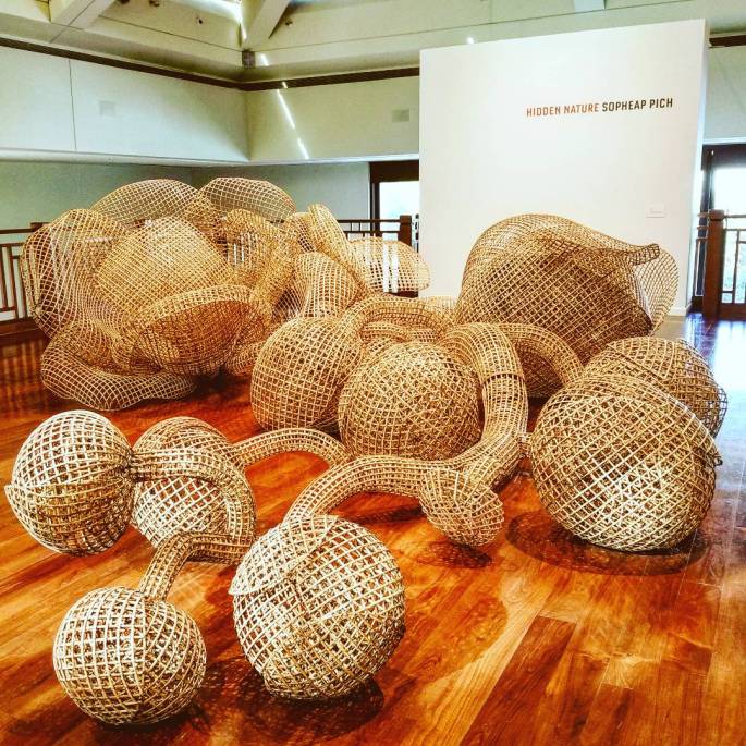 "Rang Phnom Flower", Sopheap Pich, 2015 at the Crow Collection for Asian Antiquities